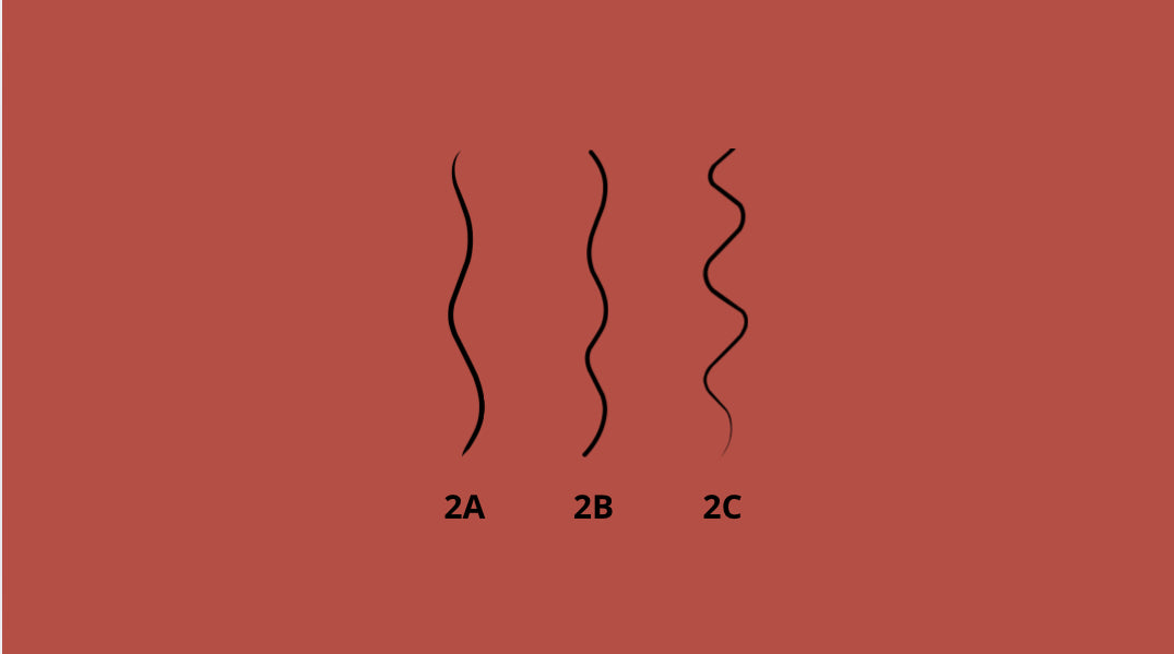 Cheveux ondulés (Type 2A – 2B – 2C)