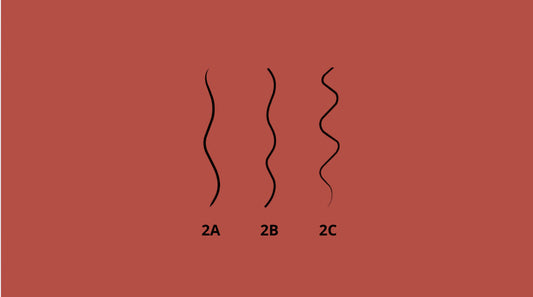Cheveux ondulés (Type 2A – 2B – 2C)